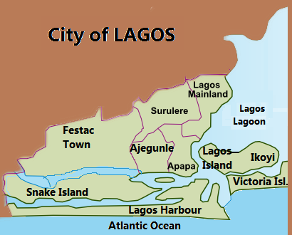 Lagos Map